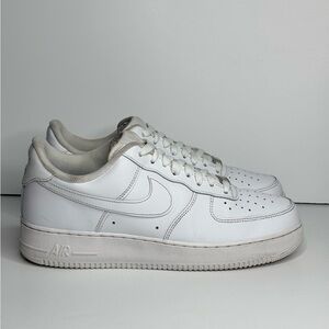 Nike Air Force 1 '07 Low Triple White Sneakers Men’s Size 10